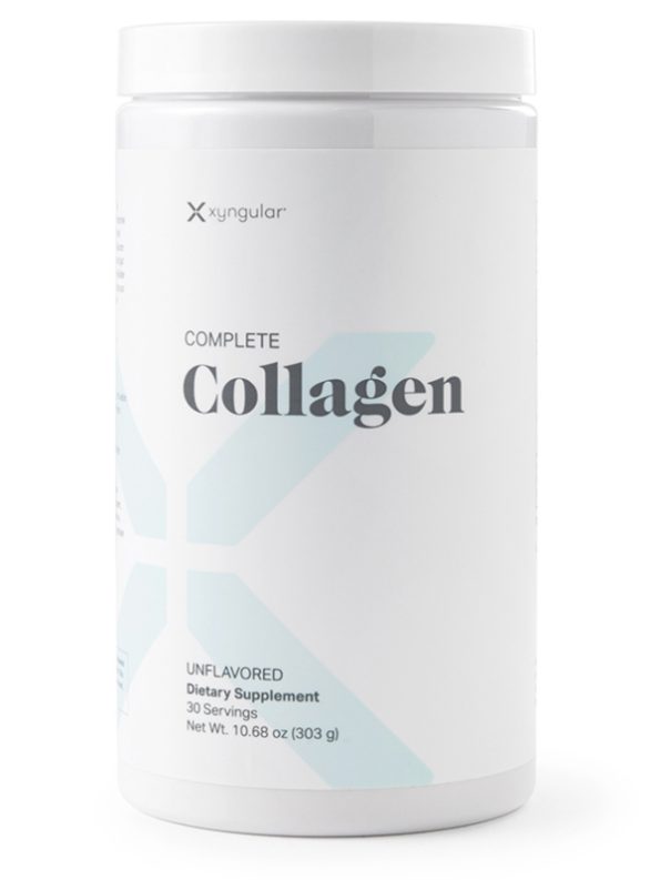Complete Collagen from Xyngular is actually complete for gut health. Complete Collagen has it all—multiple sources of collagen, it’s hydrolyzed and it has vitamin C (28% of your daily value, in fact), and a good flavor