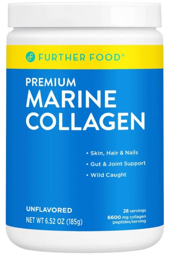 Further Foods Marine Collagen Peptides are a great source of marine collagen to help boost type I collagen in your body