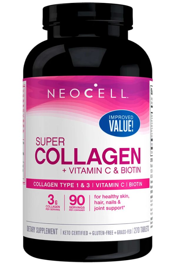 Neocell Super Collagen Tablets have biotin and vitamin C, both crucial for overall hair growth and health. With a high biotin content (8333% DV), this product seems like it could be a good option for rapid hair growth